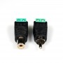 RCA Male to Screw Terminal Connector