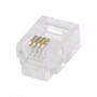 RJ11 Plug/Connector  6P4C For Stranded Phone Cable 50 pcs/pack