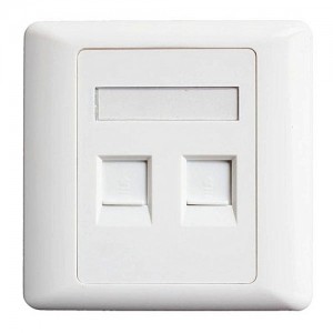 Face Plate 86 x 86 Style 2 Port