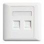 Face Plate 86 x 86 Style 2 Port