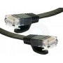 Flat Cat5e Network Ethernet Patch Cable - Black
