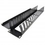 2U 19 Inch Data Cabinet Cable Management Bar With Vents